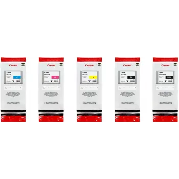 Canon Original PFI-320 tindikassetid - 5-pakk multipack Cyan Magenta Yellow Black - Original - Must