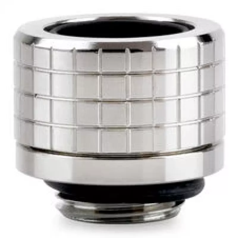 Thermal Grizzly DeltaMate kompressioonliitmik, messing - läikiv nikkel, 14 mm kõvade torude jaoks, G1/4 inch keere