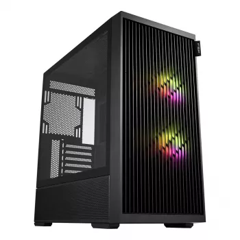 Fortron M330 karastatud klaasiga mini torni arvutikorpus, must