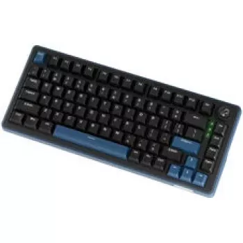 Ducky OK-M 75 mänguklaviatuur, 75%, Hot-Swappable, RGB, ANSI - KTT Baby Blue lülitid
