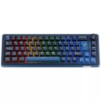 Ducky OK-M 65 mehaaniline mänguklaviatuur, 65% paigutus, vahetatavad KTT lineaarsed lülitid, RGB-taustvalgustus, ISO, PBT topeltvalu klahvikatted, juhtmega USB-C, must