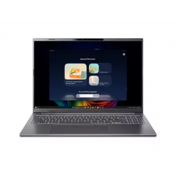 Acer Aspire 16 AI A16-52M-74UY Copilot+ PC, 16 inch WUXGA IPS, Intel Core Ultra 7 155H, 16GB LPDDR5X, 512GB SSD, Windows 11 Home, terashall