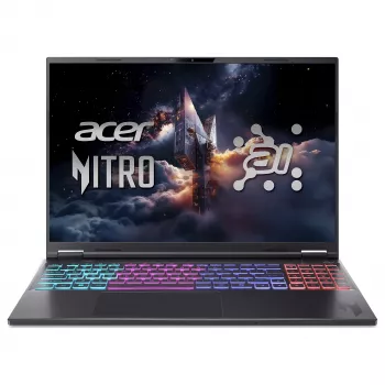 Acer Nitro 16S AI AN16S-61-R2M9 mängusülearvuti, 16-tolline WQXGA IPS 180Hz, AMD Ryzen AI 9 365, 16GB DDR5, 1TB SSD, GeForce RTX 5070 8GB, Windows 11 Home, saksa QWERTZ klaviatuur