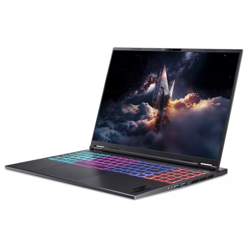 Acer Nitro 16S AI AN16S-61-R2M9 mängusülearvuti, 16-tolline WQXGA IPS 180Hz, AMD Ryzen AI 9 365, 16GB DDR5, 1TB SSD, GeForce RTX 5070 8GB, Windows 11 Home, saksa QWERTZ klaviatuur
