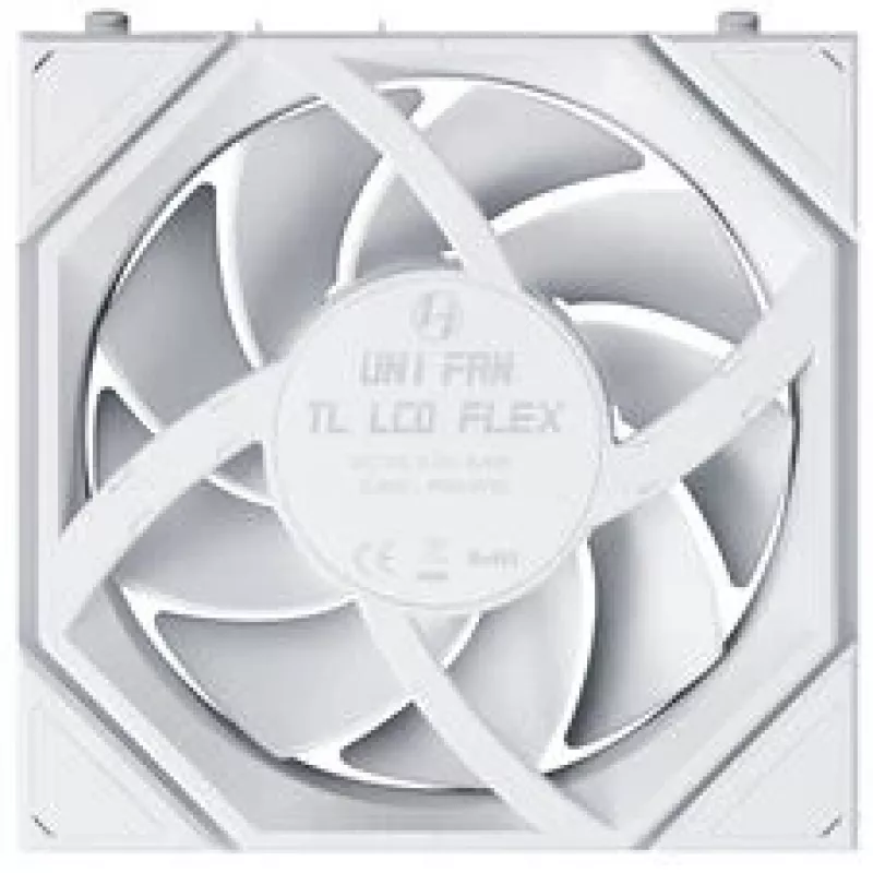 Lian Li UNI FAN TL120 LCD FLEX Wireless ARGB Valge 120mm Pöördlabaga korpusetuuleti