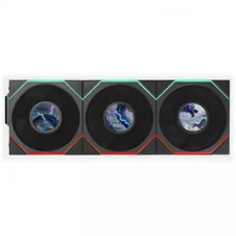 Lian Li UNI FAN TL LCD FLEX Wireless 120mm ARGB LCD ventilaator - must, 3-pakk kontrolleriga