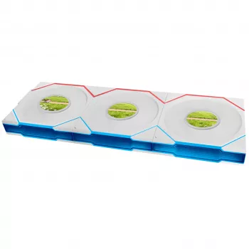 Lian Li UNI FAN TL120 LCD FLEX Wireless ARGB 120mm PWM korpusiventilaator 3-pakk valge
