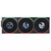 Lian Li UNI FAN TL LCD FLEX Wireless ARGB Reverse Blade 120mm ventilaator 3-pakk kontrolleriga, must