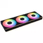 Lian Li UNI FAN CL FLEX Wireless ARGB Reverse Blade 120mm PWM ventilaator, 3-pakk kontrolleriga, must