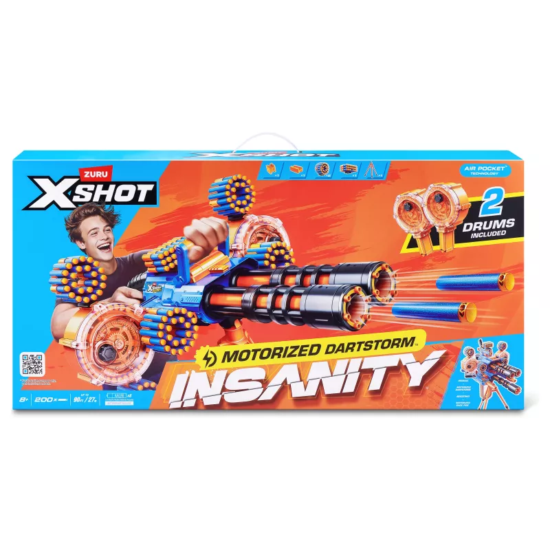 Zuru X-Shot Insanity Series 1 Motoriseeritud Dartstorm Puhur