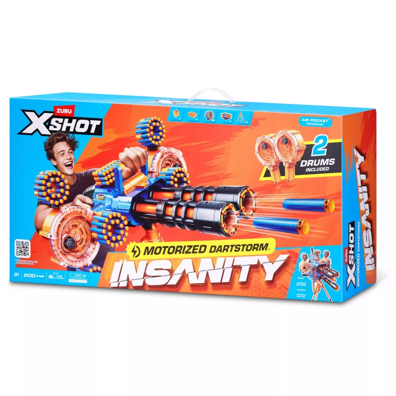 Zuru X-Shot Insanity Series 1 Motoriseeritud Dartstorm Puhur