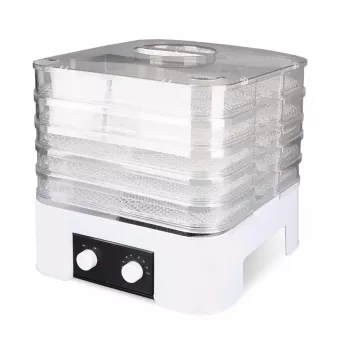 MEO MR-768 MAESTRO toidu kuivati köögiviljadele ja puuviljadele, 520 W, 5 alust, reguleeritav temperatuur 35-70°C, taimer kuni 48h, valge ja läbipaistev