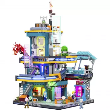 LUMIBRICKS Cyberpunk Neoncity - Korter 1000-osaline pusle