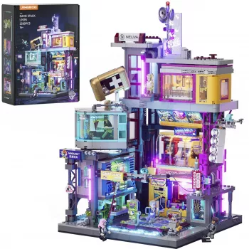 LUMIBRICKS Cyberpunk Neoncity Gamestack LED-neoonmärk
