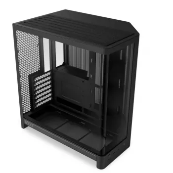 NZXT H6 2026 Mid-Tower õhuvooluga mängukorpus, must, karastatud klaas