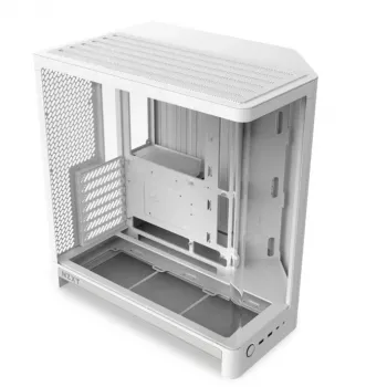 NZXT H6 2026 Mid-Tower Airflow mängukorpus valge karastatud klaasiga