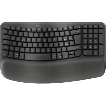 Logitech Ergo Series Wave Keys for Business traadita ergonoomiline klaviatuur, itaalia paigutus, grafiit