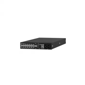 Dell Networking S4112T hallatav Layer 3 lüliti, 12x 10GBase-T ja 3x 100GbE QSFP28, 1U poollaius riiulisse paigaldatav
