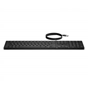 HP Desktop 320K juhtmega USB-klaviatuur, Itaalia paigutus, täissuuruses, madala profiiliga klahvid, must, Smart Buy