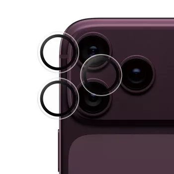 PanzerGlass SafeCam Kaamera objektiivi kaitseklaas iPhone 17/18 Pro & Pro Max jaoks - Läbipaistev