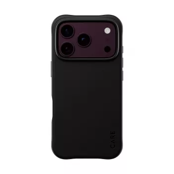 PanzerGlass CARE Samba ümbris iPhone 15 Pro jaoks, must, MagSafe