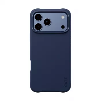 CARE by PanzerGlass Samba kate iPhone 17/18 Pro Max jaoks - Itaalia sinine, MagSafe, taaskasutatud plast