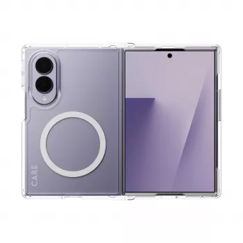 PanzerGlass CARE Urban Combat Clear valge Qi-ümbris Samsung Galaxy Z Fold5 jaoks