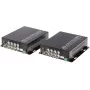 DELTA OVH-8D/SC Tööstuslik 8-kanaliline RS-485/422 muundur ühemoodilisele fiiberoptikale, SC Duplex, 20 km, DIN-rail