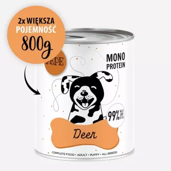 Paka Zwierzaka Pepe Jeleń märg koeratoit hirvega 800g
