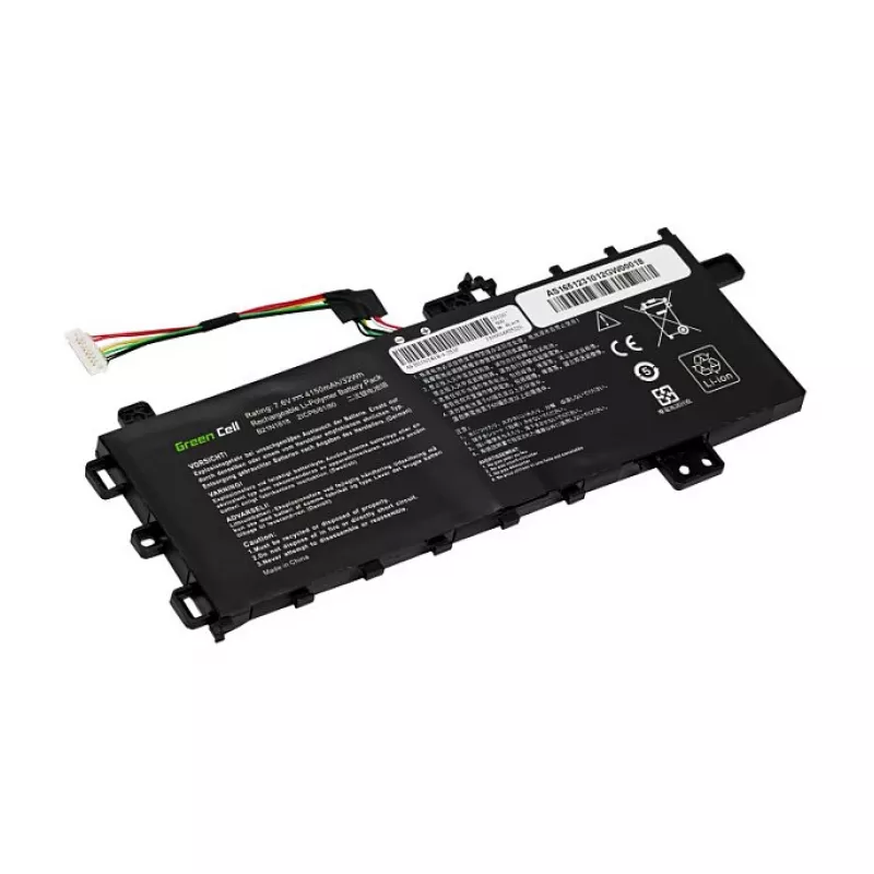 Green Cell AS165 Li-ion aku Asus VivoBook 15 jaoks – 7.7V 48Wh 6240mAh, asendab B21N1818 C21N1818-1