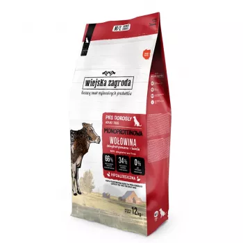 WIEJSKA ZAGRODA Monoprotein Beef kuiv koeratoit - 12kg