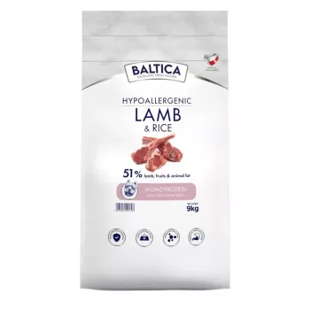 BALTICA Nutraceutic Adult Lamb & Rice Small Breed Mono kuivtoit koertele 9kg