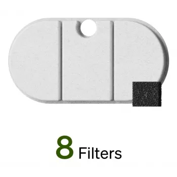Petlibro Capsule asendusfilter 8 pakk - 3-astmeline filtreerimine Capsule joogikausile