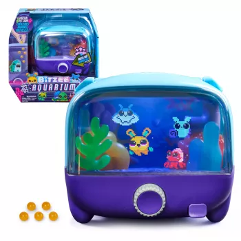 Bitzee Aquarium interaktiivne digitaalne lemmikloomamänguasi, 20+ virtuaalse lemmikloomaga, puute- ja liikumisjuhtimisega, lilla/roosa