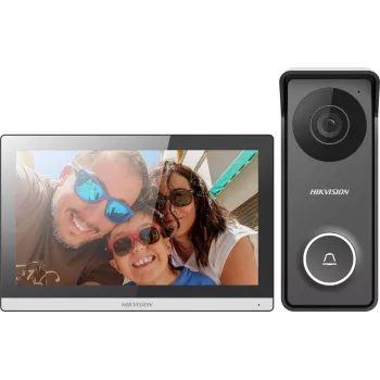 Hikvision Hybrid HD Video Intercom Kit DS-KIS313-P(B) – 7-tolline siseekraan ja 2MP välipaneel