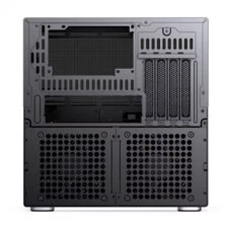 Jonsbo N6 NAS kuubikujuline korpus, Micro-ATX, teras/võrk, must