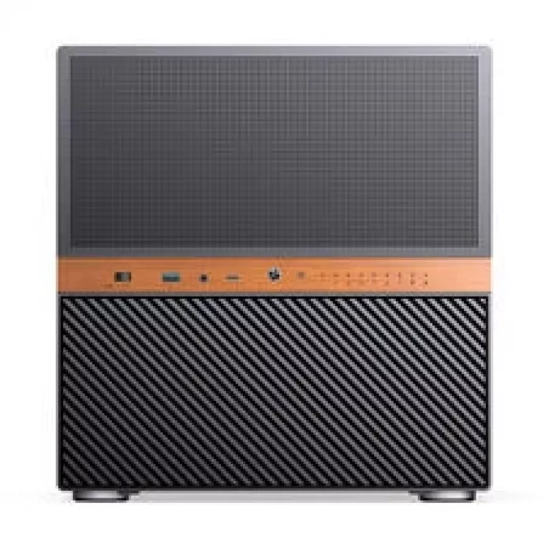 Jonsbo N6 NAS kuubikujuline korpus, Micro-ATX, teras/võrk, must