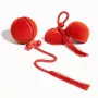 Cheerble WICKED BALL DUO2-VINTAGE RED Smart interaktiivne lemmikloomamänguasi, 2 palli, USB-C laadimine, IP65 veekindel, 3 mängurežiimi, kassidele ja väikestele koertele
