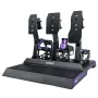 Conspit CPP-Lite 3-pedaalne komplekt koos koormusanduriga piduripedaaliga, Hall-efektiga gaasi- ja siduripedaaliga, CNC-alumiinium, USB, PC
