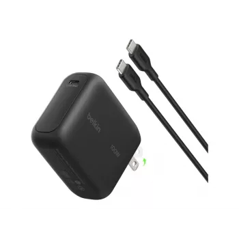 Belkin BOOSTCHARGE 100W USB-C GaN seinadapter 1,5 m USB-C – USB-C kaabliga