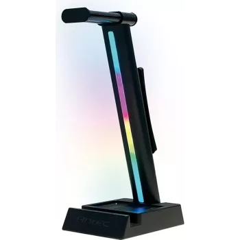 ANTEC SS100 Spectra RGB kõrvaklappide alus 2-pordilise USB-jaoturiga ja heli läbivusega