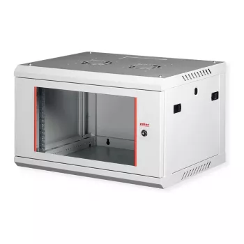 ROLINE 19-tolline seinakapp Basic Plus 6U, 600x450 mm, hall