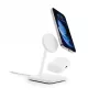 Twelve South HiRise 2 Deluxe Qi2 juhtmevaba laadimisalus, valge