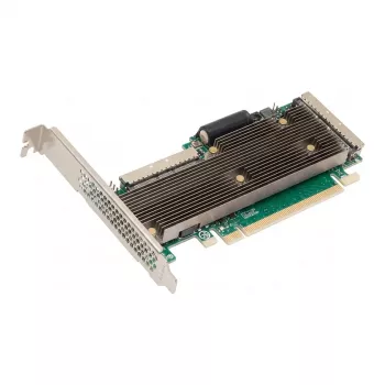 Broadcom MegaRAID 9760W-32i PCIe 5.0 x16 NVMe/SAS RAID-kontroller, 32 sisemist porti, 8GB vahemälu, madala profiiliga