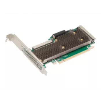 Broadcom MegaRAID 9760W-32i PCIe 5.0 x16 NVMe/SAS RAID-kontroller, 32 sisemist porti, 8GB vahemälu, madala profiiliga