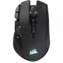 CORSAIR Ironclaw Wireless SE mänguhiir - 26 000 DPI, optiline, SLIPSTREAM Wireless, Bluetooth, USB, RGB, must