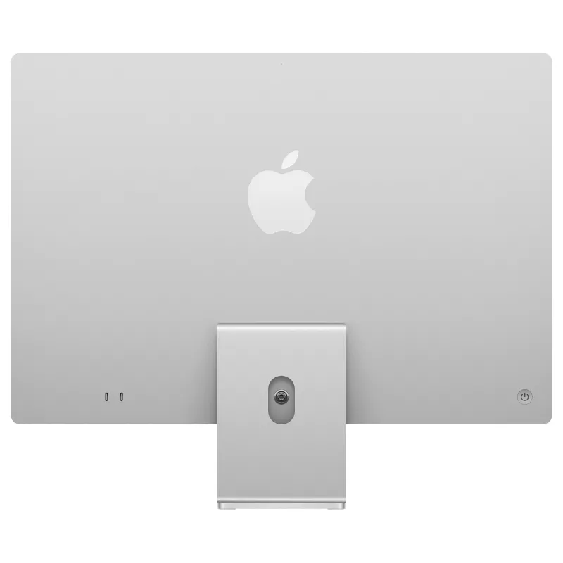 Apple iMac 24 tolli hõbedane M4 8-tuumaline CPU 8-tuumaline GPU 16GB 512GB SSD saksa klaviatuuriga