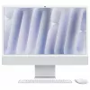Apple iMac 24 tolli hõbedane M4 8-tuumaline CPU 8-tuumaline GPU 16GB 512GB SSD saksa klaviatuuriga