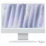 Apple iMac 24 tolli hõbedane M4 8-tuumaline CPU 8-tuumaline GPU 16GB 512GB SSD saksa klaviatuuriga