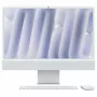 Apple iMac 24 tolli hõbedane M4 8-tuumaline CPU 8-tuumaline GPU 16GB RAM 512GB SSD saksa klaviatuuriga 1Gb Ethernet
